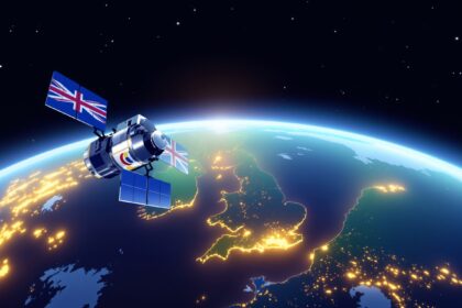 UK space security satellite illustration